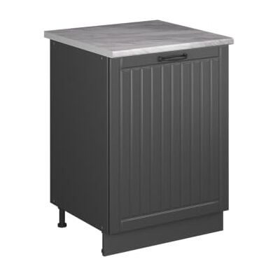 Vicco Meuble Bas de Cuisine Fame-Line, Gris foncé/Anthracite, 60cm 1 Porte avec Plan de Travail - Publicité Vicco Meuble Bas de Cuisine Fame-Line, Gris foncé/Anthracite, 60cm 1 Porte avec Plan de Travail - Publicité