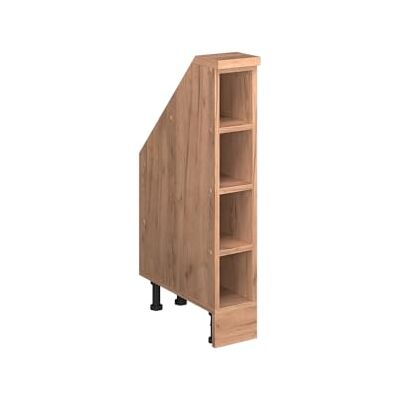 Vicco Meuble sous Pente R-Line, Chêne de Force doré, 15cm avec 4 Compartiments, Convient aux Murs inclinés et à Une Installation de Cuisine Variable - Publicité Vicco Meuble sous Pente R-Line, Chêne de Force doré, 15cm avec 4 Compartiments, Convient aux Murs inclinés et à Une Installation de Cuisine Variable - Publicité