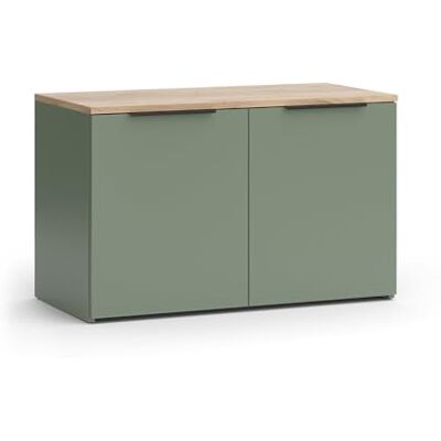 Vicco Commode Wido, Vert, 80x50cm avec 2 Portes, Convient pour Le Rangement des vêtements et des Articles ménagers - Publicité Vicco Commode Wido, Vert, 80x50cm avec 2 Portes, Convient pour Le Rangement des vêtements et des Articles ménagers - Publicité
