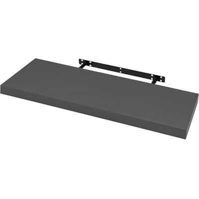 WOLTU Etagere Murale, Etagere, Étagère Murale Bois pour Salon, Cuisine, Chambre, Salle de Bain 90x22.9x3.8cm, Gris Foncé RG9370dgr - Publicité WOLTU Etagere Murale, Etagere, Étagère Murale Bois pour Salon, Cuisine, Chambre, Salle de Bain 90x22.9x3.8cm, Gris Foncé RG9370dgr - Publicité