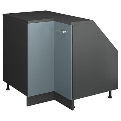 Vicco Meuble de Cuisine d'angle pour combles R-Line, Bleu-Gris, 75.6cm 1 Porte, 60 cm de Profondeur, pour Une Combinaison Libre au Sein de systèmes de Cuisine modulaires - Publicité Vicco Meuble de Cuisine d'angle pour combles R-Line, Bleu-Gris, 75.6cm 1 Porte, 60 cm de Profondeur, pour Une Combinaison Libre au Sein de systèmes de Cuisine modulaires - Publicité