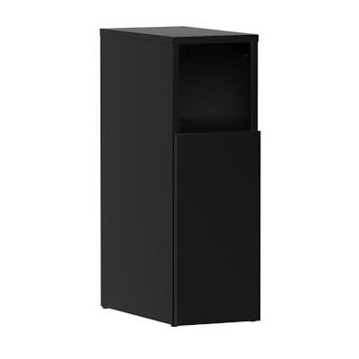 Vicco Table de Chevet Enton, Noir, 20x59.5cm avec 1 Porte, Convient comme Surface de Rangement à côté du lit - Publicité Vicco Table de Chevet Enton, Noir, 20x59.5cm avec 1 Porte, Convient comme Surface de Rangement à côté du lit - Publicité