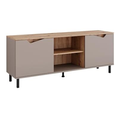 Vicco Meuble TV Marelle, Greige/Artisan, 150x60cm avec 2 Portes, Convient comme Meuble TV ou Meuble multimédia - Publicité Vicco Meuble TV Marelle, Greige/Artisan, 150x60cm avec 2 Portes, Convient comme Meuble TV ou Meuble multimédia - Publicité