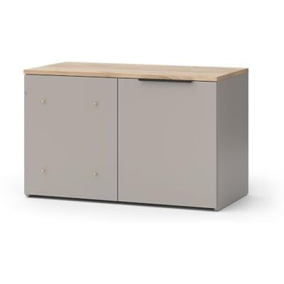 Vicco Commode Wido, Grège, 80x50cm avec Porte, pour Le Rangement et Une Utilisation Peu encombrante dans Les Coins - Publicité Vicco Commode Wido, Grège, 80x50cm avec Porte, pour Le Rangement et Une Utilisation Peu encombrante dans Les Coins - Publicité