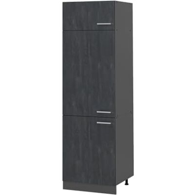 Vicco Armoire pour frigo R-Line, Béton Noir, 60cm, pour Une Combinaison Libre au Sein de systèmes de Cuisine modulaires - Publicité Vicco Armoire pour frigo R-Line, Béton Noir, 60cm, pour Une Combinaison Libre au Sein de systèmes de Cuisine modulaires - Publicité