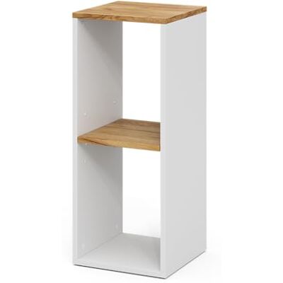 Vicco Étagère à Livres Tomy, Chêne Blanc/Force de l'or, 30x74cm avec 2 Compartiments Ouverts, pour Le Rangement et la présentation de Livres et de décorations - Publicité Vicco Étagère à Livres Tomy, Chêne Blanc/Force de l'or, 30x74cm avec 2 Compartiments Ouverts, pour Le Rangement et la présentation de Livres et de décorations - Publicité