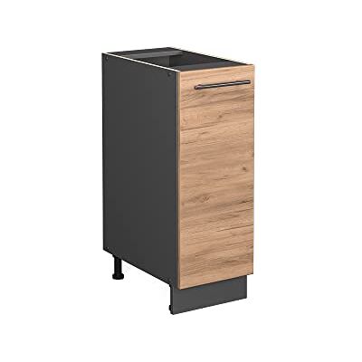 Vicco Meuble de Cuisine Fame-Line, Chêne de Force doré, 30cm sans PT, à Combiner avec d'autres modules de la série Fame-Line - Publicité Vicco Meuble de Cuisine Fame-Line, Chêne de Force doré, 30cm sans PT, à Combiner avec d'autres modules de la série Fame-Line - Publicité