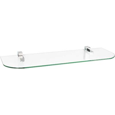 IB-Style ib style® Étagère murale en verre 6mm incl. Clip QUADRO chromé 11 diménsions 2 designs clair 60 x 12 cm - Publicité IB-Style ib style® Étagère murale en verre 6mm incl. Clip QUADRO chromé 11 diménsions 2 designs clair 60 x 12 cm - Publicité
