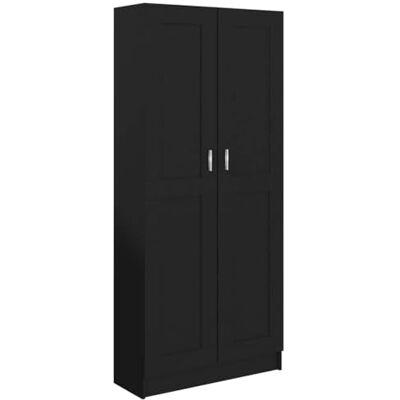 vidaXL Bibliothèque, Meuble de Rangement avec Compartiment, Armoire à Livres Salon Salle de Séjour Intérieur, Noir Bois d’Ingénierie - Publicité vidaXL Bibliothèque, Meuble de Rangement avec Compartiment, Armoire à Livres Salon Salle de Séjour Intérieur, Noir Bois d’Ingénierie - Publicité