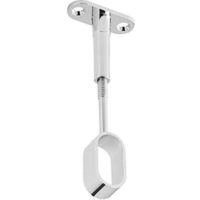 SOTECH 1 pièce Support de barre d'armoire pour barres de penderie ovales (30 x 15 mm) Chrome poli Réglable en hauteur 84-112 mm - Publicité SOTECH 1 pièce Support de barre d'armoire pour barres de penderie ovales (30 x 15 mm) Chrome poli Réglable en hauteur 84-112 mm - Publicité