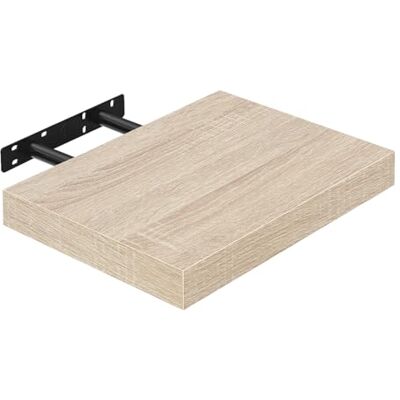 EUGAD Étagères Murale en MDF,étagère de Rangement décorative Flottante 25cm Longueur,Chêne - Publicité EUGAD Étagères Murale en MDF,étagère de Rangement décorative Flottante 25cm Longueur,Chêne - Publicité
