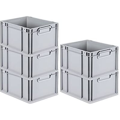 PROREGAL Eurobox NextGen - 20 L - Gris - Boîte de rangement - Publicité PROREGAL Eurobox NextGen - 20 L - Gris - Boîte de rangement - Publicité