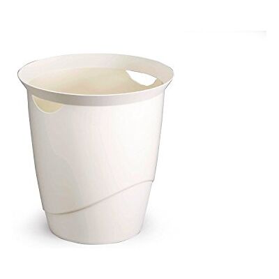 Durable 1701710010 Trend Corbeille à Papier Bureau Poignées Intégrées Plastique Blanc Opaque 16 Litres Hauteur 33cm - Publicité Durable 1701710010 Trend Corbeille à Papier Bureau Poignées Intégrées Plastique Blanc Opaque 16 Litres Hauteur 33cm - Publicité