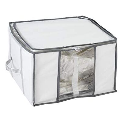 WENKO Boîte de Rangement Vacuum Soft Box S Blanc - Publicité WENKO Boîte de Rangement Vacuum Soft Box S Blanc - Publicité