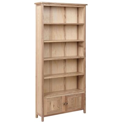 Beliani Bibliothèque Rustique Étagère Meuble de Rangement 2 Portes Bois Clair Salton - Publicité Beliani Bibliothèque Rustique Étagère Meuble de Rangement 2 Portes Bois Clair Salton - Publicité