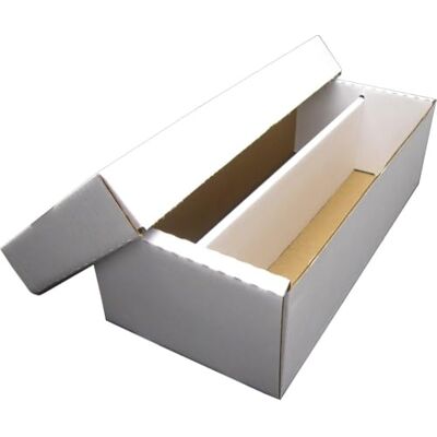 BCW Boîte de rangement pour chaussures – 5 carats Boîte en carton pour cartes à collectionner, cartes de jeu et objets de collection Peut contenir 1600 cartes standard ou 300 téléverseurs 3 x 4 - Publicité BCW Boîte de rangement pour chaussures – 5 carats Boîte en carton pour cartes à collectionner, cartes de jeu et objets de collection Peut contenir 1600 cartes standard ou 300 téléverseurs 3 x 4 - Publicité