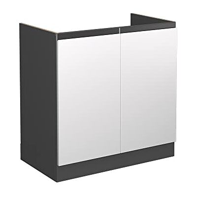 Vicco Meuble Bas sous-évier R-Line, Blanc, 80cm J-Shape, sans PT, pour Une Combinaison Libre au Sein de systèmes de Cuisine modulaires - Publicité Vicco Meuble Bas sous-évier R-Line, Blanc, 80cm J-Shape, sans PT, pour Une Combinaison Libre au Sein de systèmes de Cuisine modulaires - Publicité