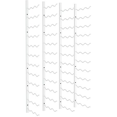 vidaXL 2X Casiers à Vin Muraux pour 36 Bouteilles Etagères de Stockage Etagères à Boisson Porte-Bouteilles Casiers de Stockage de Whisky Blanc Fer - Publicité vidaXL 2X Casiers à Vin Muraux pour 36 Bouteilles Etagères de Stockage Etagères à Boisson Porte-Bouteilles Casiers de Stockage de Whisky Blanc Fer - Publicité