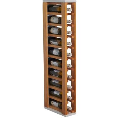 Expovinalia Casier à Vin Vertical en Bois pour 10 Bouteilles – Meuble Range Bouteille Type Wine Rack, Étagère à Vin, Porte Bouteilles Bois, Rangement Vin Élégant 105 x 13 x 32 cm Chêne Blanc - Publicité Expovinalia Casier à Vin Vertical en Bois pour 10 Bouteilles – Meuble Range Bouteille Type Wine Rack, Étagère à Vin, Porte Bouteilles Bois, Rangement Vin Élégant 105 x 13 x 32 cm Chêne Blanc - Publicité