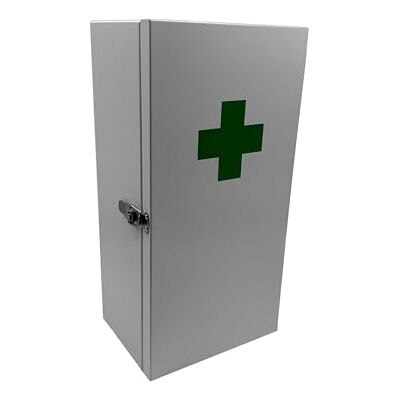 Relaxdays Armoire à Pharmacie , 3 Compartiments, H x L x P : 42 x 21 x 15,5 cm, pour médicaments, Mural, Blanc/Vert - Publicité Relaxdays Armoire à Pharmacie , 3 Compartiments, H x L x P : 42 x 21 x 15,5 cm, pour médicaments, Mural, Blanc/Vert - Publicité
