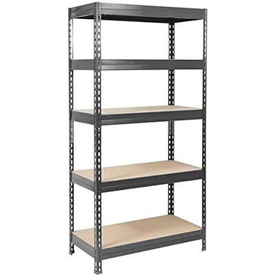 KARAT Étagères à Grande Tenue Etagère à emboîter, Montage sans Outils Rayonnages Charges Lourdes Rayonnage Magasin & Garage Étagère d'atelier modulable(Anthracite-Gris 220 x 90 x 60 cm-5 Niveaux) - Publicité KARAT Étagères à Grande Tenue Etagère à emboîter, Montage sans Outils Rayonnages Charges Lourdes Rayonnage Magasin & Garage Étagère d'atelier modulable(Anthracite-Gris 220 x 90 x 60 cm-5 Niveaux) - Publicité