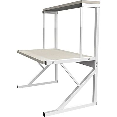 LANTUS Étagère de Cuisine sur Pieds pour Micro-Ondes Étagère métallique en Bois et Acier, avec 3 tablettes-65 * 54 * 30cm-érable Blanc - Publicité LANTUS Étagère de Cuisine sur Pieds pour Micro-Ondes Étagère métallique en Bois et Acier, avec 3 tablettes-65 * 54 * 30cm-érable Blanc - Publicité