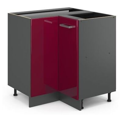 Vicco Meuble d'angle R-Line, Rouge Brillant, 75.6cm sans PT, pour Une Combinaison Libre au Sein de systèmes de Cuisine modulaires - Publicité Vicco Meuble d'angle R-Line, Rouge Brillant, 75.6cm sans PT, pour Une Combinaison Libre au Sein de systèmes de Cuisine modulaires - Publicité