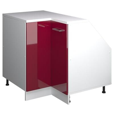 Vicco Meuble de Cuisine d'angle pour combles R-Line, Rouge Brillant, 75.6cm 1 Porte, 60 cm de Profondeur, pour Une Combinaison Libre au Sein de systèmes de Cuisine modulaires - Publicité Vicco Meuble de Cuisine d'angle pour combles R-Line, Rouge Brillant, 75.6cm 1 Porte, 60 cm de Profondeur, pour Une Combinaison Libre au Sein de systèmes de Cuisine modulaires - Publicité