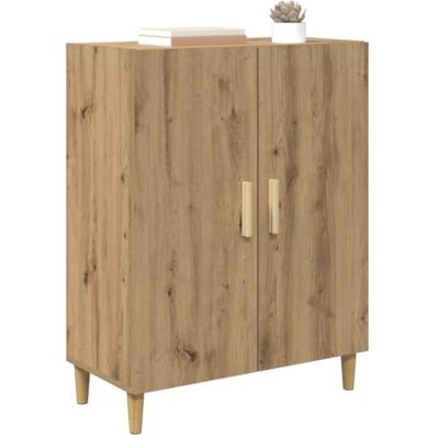 vidaXL Buffet Chêne Artisanal 70 x 34 x 90 cm Bois d'ingénierie, Buffet en Bois Rustique, Design rectangulaire, Rangement spacieux, Pieds effilés, poignées Brillantes, Parfait pour Le Salon - Publicité vidaXL Buffet Chêne Artisanal 70 x 34 x 90 cm Bois d'ingénierie, Buffet en Bois Rustique, Design rectangulaire, Rangement spacieux, Pieds effilés, poignées Brillantes, Parfait pour Le Salon - Publicité