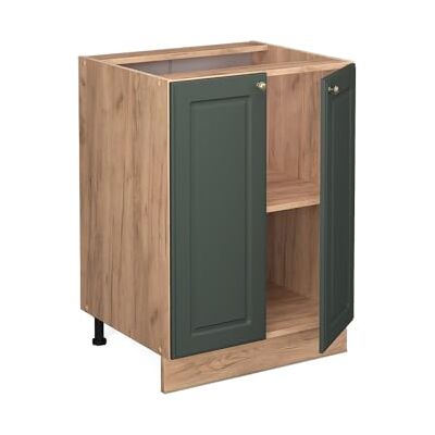 Vicco Meuble Bas de Cuisine Fame-Line, Vert Or Campagne, 60cm, PT Chêne, à Combiner avec d'autres modules de la série Fame-Line - Publicité Vicco Meuble Bas de Cuisine Fame-Line, Vert Or Campagne, 60cm, PT Chêne, à Combiner avec d'autres modules de la série Fame-Line - Publicité