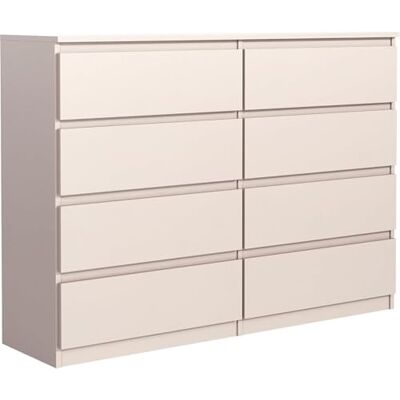 meble masztalerz Commode Chambre avec 8 Tiroirs Meuble de Rangement pour Salon et Entrée Couloir Spacieuse et Design Cashemire 120x101,5x39 cm - Publicité meble masztalerz Commode Chambre avec 8 Tiroirs Meuble de Rangement pour Salon et Entrée Couloir Spacieuse et Design Cashemire 120x101,5x39 cm - Publicité