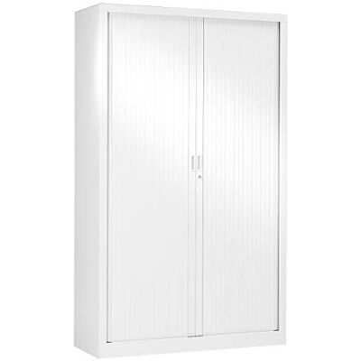 Pierre Henry Armoire à Rideaux 198 x 120 x 43 cm Blanc - Publicité Pierre Henry Armoire à Rideaux 198 x 120 x 43 cm Blanc - Publicité