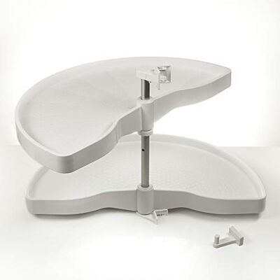 SOTECH Carrousel pour Armoire d’Angle Demi-Cercle Ferrure Pivotante 1000mm 1/2-Fond Circulaire pour Armoire d’Angle de 100cm - Publicité SOTECH Carrousel pour Armoire d’Angle Demi-Cercle Ferrure Pivotante 1000mm 1/2-Fond Circulaire pour Armoire d’Angle de 100cm - Publicité