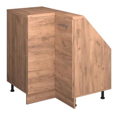 Vicco Meuble de Rangement sous Pente Armoire d'angle Rion, Chêne de Force doré/Chêne de Force doré, L75.6 x P46 cm avec 1 Porte, Gain de Place pour Les pièces mansardées - Publicité Vicco Meuble de Rangement sous Pente Armoire d'angle Rion, Chêne de Force doré/Chêne de Force doré, L75.6 x P46 cm avec 1 Porte, Gain de Place pour Les pièces mansardées - Publicité