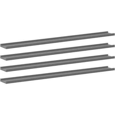 vidaXL 4X Etagères Murales Etagères Suspendues Etagères Flottantes Salon Salle de Séjour Chambre à Coucher Maison Intérieur Gris 115x9x3 cm - Publicité vidaXL 4X Etagères Murales Etagères Suspendues Etagères Flottantes Salon Salle de Séjour Chambre à Coucher Maison Intérieur Gris 115x9x3 cm - Publicité