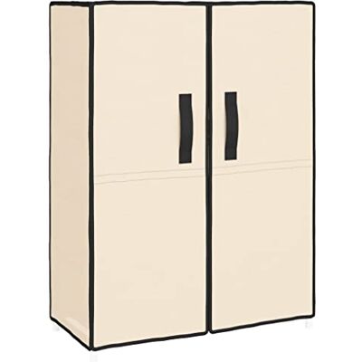 vidaXL Armoire à Chaussures Étagère à Chaussures Rangement Organisateur Meuble de Salle de Séjour Intérieur Crème 60x28x90 cm Tissu - Publicité vidaXL Armoire à Chaussures Étagère à Chaussures Rangement Organisateur Meuble de Salle de Séjour Intérieur Crème 60x28x90 cm Tissu - Publicité