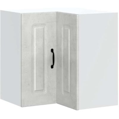 vidaXL Armoire Murale d'angle de Cuisine Kalmar Gris béton, Armoire Murale de Cuisine, Armoire Murale d'angle pour Cuisine, Armoire d'angle supérieure - Publicité vidaXL Armoire Murale d'angle de Cuisine Kalmar Gris béton, Armoire Murale de Cuisine, Armoire Murale d'angle pour Cuisine, Armoire d'angle supérieure - Publicité