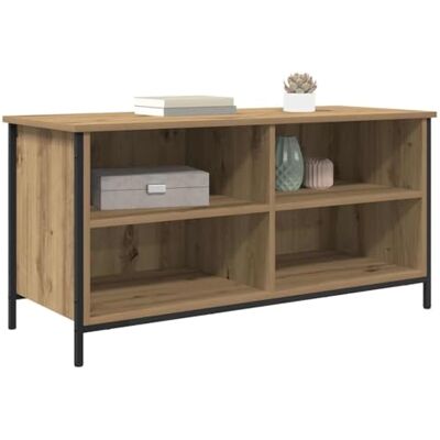 vidaXL Meuble TV Chêne Artisanal 100 x 40 x 50 cm Bois d'ingénierie, Salon Moderne, Meuble TV Rectangulaire, Rangement Pratique, Légumes Métalliques, Style Minimaliste - Publicité vidaXL Meuble TV Chêne Artisanal 100 x 40 x 50 cm Bois d'ingénierie, Salon Moderne, Meuble TV Rectangulaire, Rangement Pratique, Légumes Métalliques, Style Minimaliste - Publicité