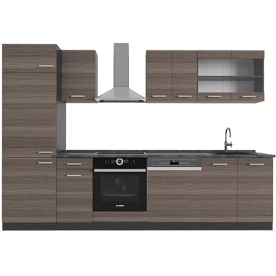 Vicco Cuisine R-Line, Gris Noble/Anthracite, 300cm, PT Anthracite, adapté à Une Extension individuelle par modules complémentaires - Publicité Vicco Cuisine R-Line, Gris Noble/Anthracite, 300cm, PT Anthracite, adapté à Une Extension individuelle par modules complémentaires - Publicité