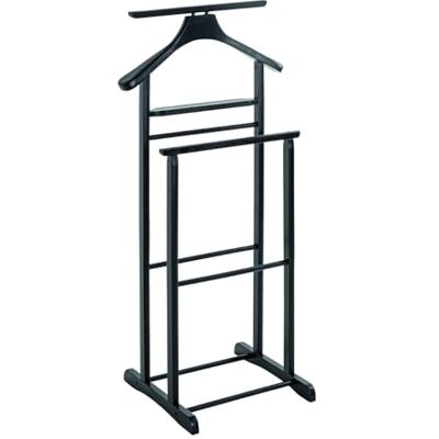 PEGANE Valet de Nuit Double, Valet de Chambre en Bois Massif hévéa Coloris Noir Longueur 47 x Profondeur 36 x Hauteur 102 cm - Publicité PEGANE Valet de Nuit Double, Valet de Chambre en Bois Massif hévéa Coloris Noir Longueur 47 x Profondeur 36 x Hauteur 102 cm - Publicité