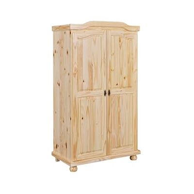 Inter Link Comforium Armoire Rustique à 2 Portes en Bois Massif - Publicité Inter Link Comforium Armoire Rustique à 2 Portes en Bois Massif - Publicité