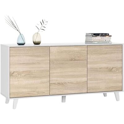 ALTRI Buffet Nordique Blanc - 154x40cm - Buffet - Publicité ALTRI Buffet Nordique Blanc - 154x40cm - Buffet - Publicité