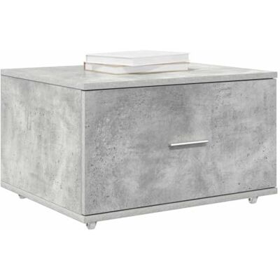 vidaXL Armoire à tiroirs avec Roue Gris béton 55 x 45 x 31 cm, Meuble à tiroirs Rectangular, Style Moderne, Solution de Rangement, Espace intérieur organisé, Pratique et Minimaliste - Publicité vidaXL Armoire à tiroirs avec Roue Gris béton 55 x 45 x 31 cm, Meuble à tiroirs Rectangular, Style Moderne, Solution de Rangement, Espace intérieur organisé, Pratique et Minimaliste - Publicité
