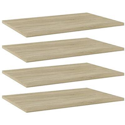 vidaXL Panneau de Bibliothèque 4 pcs, Étagère Murale Flottante, Plaque d’Étagère de Rangement Salon Intérieur, Chêne Sonoma Bois d’Ingénierie - Publicité vidaXL Panneau de Bibliothèque 4 pcs, Étagère Murale Flottante, Plaque d’Étagère de Rangement Salon Intérieur, Chêne Sonoma Bois d’Ingénierie - Publicité