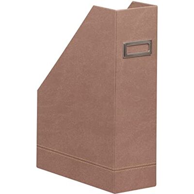 Rhodia 194544C Porte-Revues Bois de Rose -10 x 25 x 31 cm Piqûres Sellier Orange Extérieur Simili Cuir-Collection Home Office rama Organisation de Bureau & Rangement Design - Publicité Rhodia 194544C Porte-Revues Bois de Rose -10 x 25 x 31 cm Piqûres Sellier Orange Extérieur Simili Cuir-Collection Home Office rama Organisation de Bureau & Rangement Design - Publicité