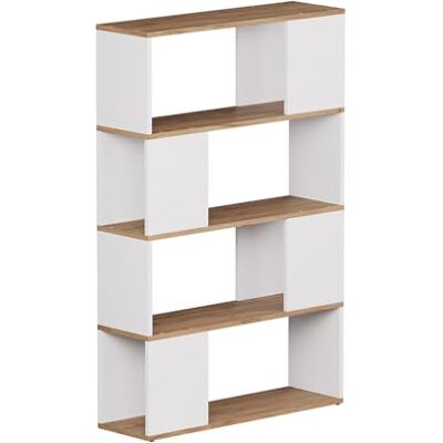 Vicco Séparateur de pièce Eneos, Chêne Blanc/Force de l'or, 80x124.5cm, utilisable comme étagère autoportante pour Une Division Flexible de l’Espace - Publicité Vicco Séparateur de pièce Eneos, Chêne Blanc/Force de l'or, 80x124.5cm, utilisable comme étagère autoportante pour Une Division Flexible de l’Espace - Publicité