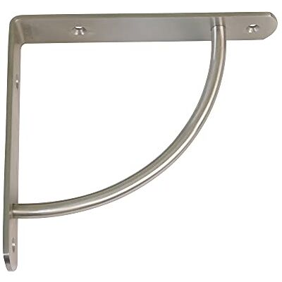 Amig Équerre étagère Support mural pour étagère Haute résistance jusqu’à 180 kg 170 x 170 mm Acier Nickel brossé - Publicité Amig Équerre étagère Support mural pour étagère Haute résistance jusqu’à 180 kg 170 x 170 mm Acier Nickel brossé - Publicité