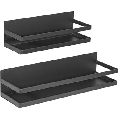 Uten Grande étagère à épices magnétique pour réfrigérateur, lot de 2 étagères magnétiques puissantes, étagère magnétique mobile pour la cuisine, contenir des épices, des bocaux, parfait pour - Publicité Uten Grande étagère à épices magnétique pour réfrigérateur, lot de 2 étagères magnétiques puissantes, étagère magnétique mobile pour la cuisine, contenir des épices, des bocaux, parfait pour - Publicité