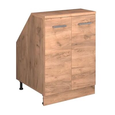 Vicco Meuble sous Pente R-Line, Chêne de Force doré, 60cm 2 Portes, 60 cm de Profondeur, pour Une Combinaison Libre au Sein de systèmes de Cuisine modulaires - Publicité Vicco Meuble sous Pente R-Line, Chêne de Force doré, 60cm 2 Portes, 60 cm de Profondeur, pour Une Combinaison Libre au Sein de systèmes de Cuisine modulaires - Publicité