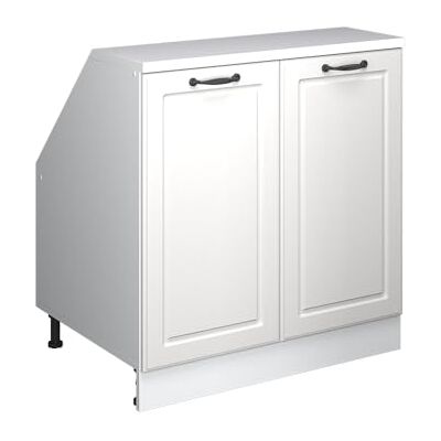 Vicco Meuble sous Pente R-Line, Blanc Campagne, 80cm 2 Portes, 60 cm de Profondeur, pour Une Combinaison Libre au Sein de systèmes de Cuisine modulaires - Publicité Vicco Meuble sous Pente R-Line, Blanc Campagne, 80cm 2 Portes, 60 cm de Profondeur, pour Une Combinaison Libre au Sein de systèmes de Cuisine modulaires - Publicité